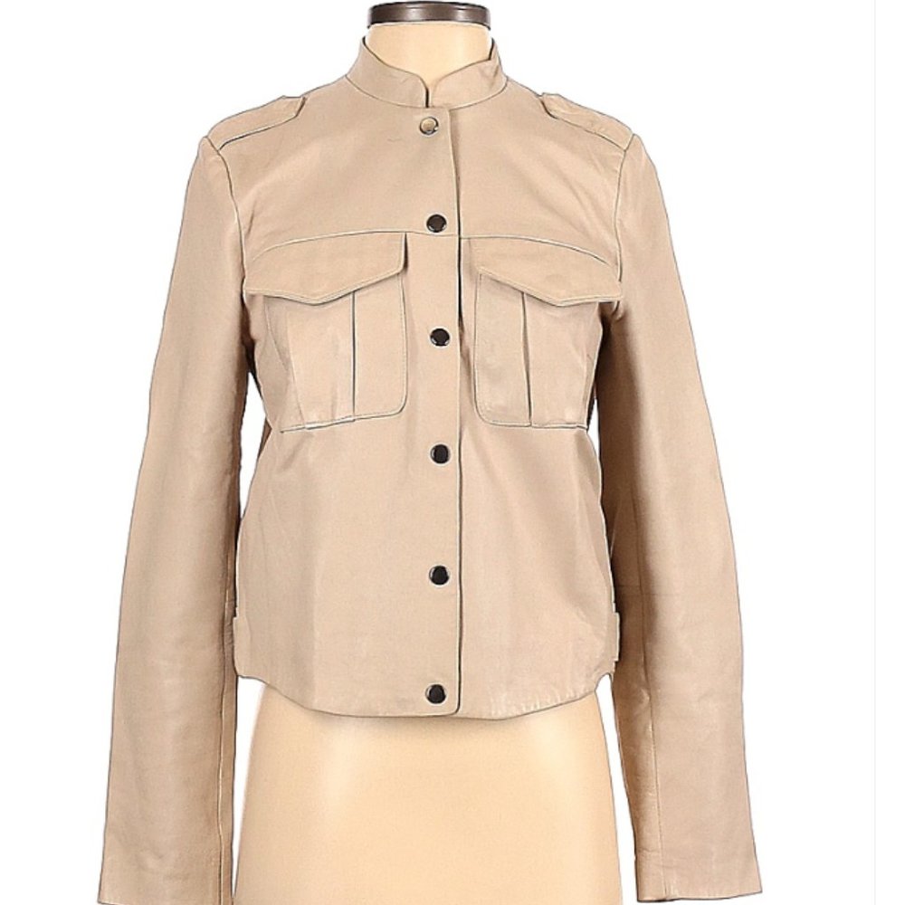 Genuine Leather Gap Captain Moto Jacket